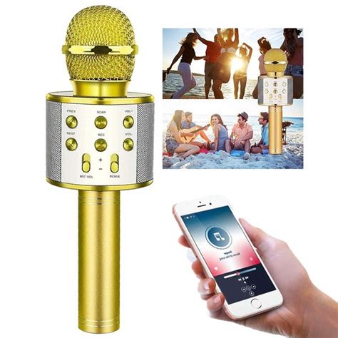 microfone karaoke bluetooth-4